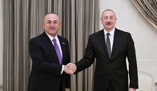 Prezident Mövlud Çavuşoğlunu qəbul edib